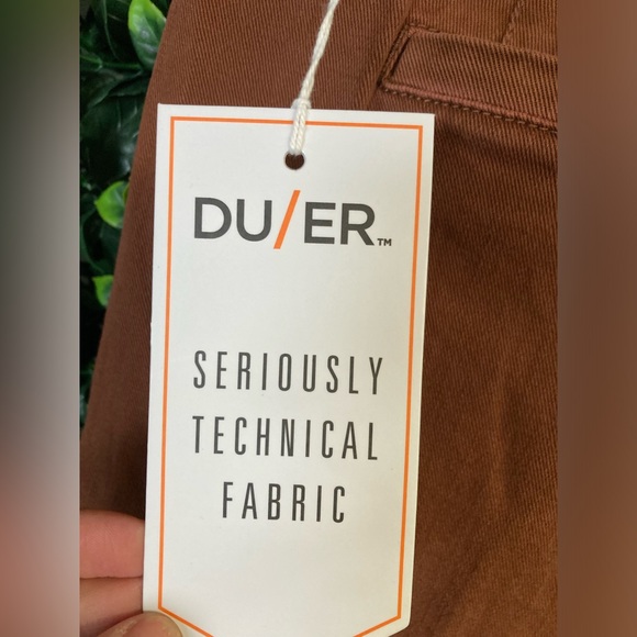 Duer | LuxTwill High Rise Trouser - Copper | - Picture 12 of 12